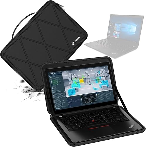 Vista 47 de Funda protectora EVA rígida Smatree compatible con Lenovo Yoga Slim 7 Gen 8 de 14 pulgadas, para Lenovo 14e Chromebook Gen2 de 14 pulgadas, Yoga Pro