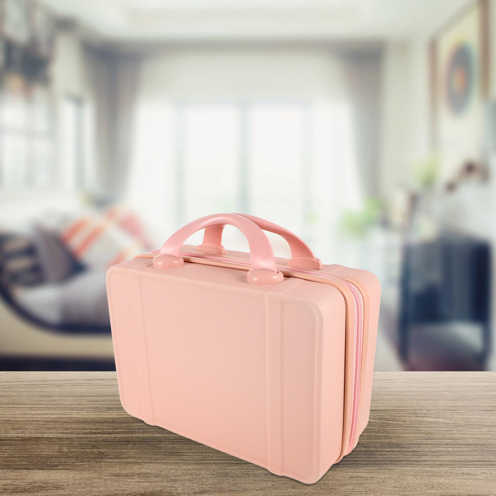 14-Zoll Kosmetik Reiseetui aus Abs, Tragbarer Koffer für Reisen
