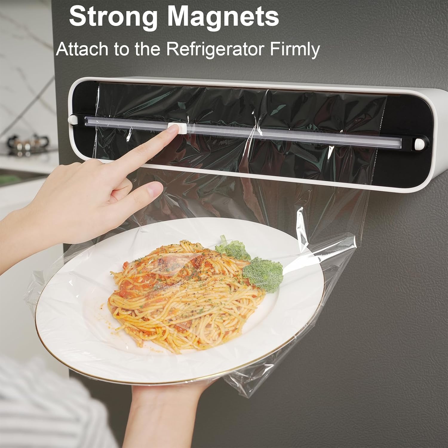 Plastic With Cutter Aluminum Foil Dispenser Refillable Wrap