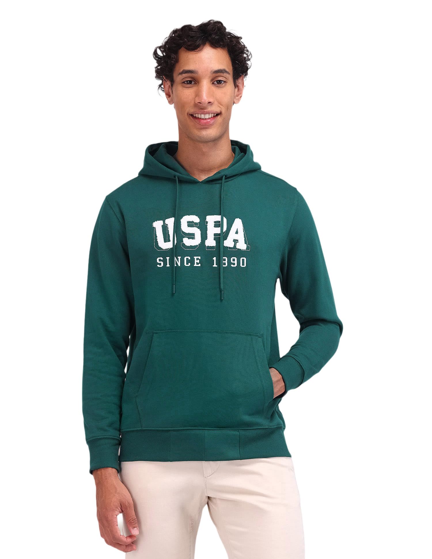 u.s. polo assn. Men's Cotton Blend Hooded Neck Sweatshirt-picture-37