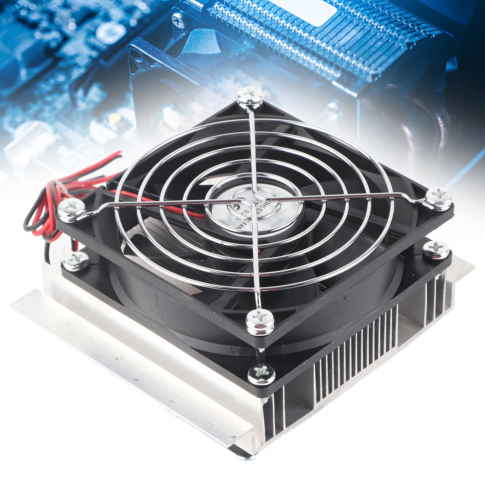 Mini Cooler Kit, Système de Refroidissement par Effet Peltier Thermoelectrique, Module Peltier Thermoelectrique XD-35 Kit pour le Refroidissement de (Il y a un fan de froid)