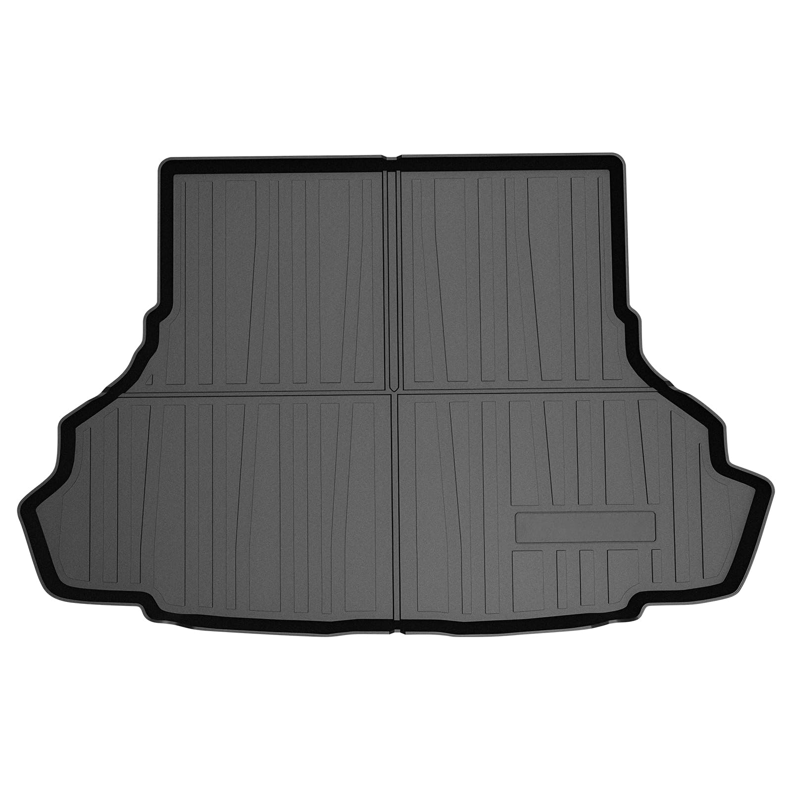 Mixsuper Cargo Liner for 2015-2025 Ford Mustang Coupe (Fits Models Without Subwoofer in Cargo Area) All Weather Trunk Liner Rear Cargo Mat for Mustang Accessories (Not Fit Mach-E)