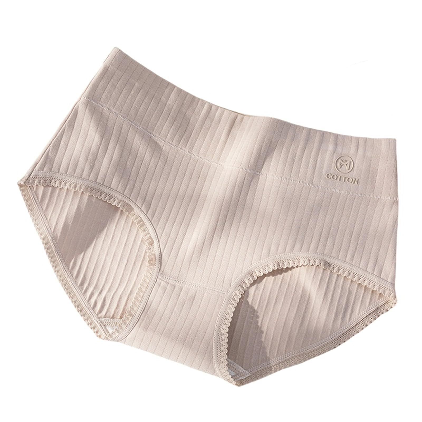 Bragas De Cintura Alta Mujer Ropa Interior De 5 Paquetes para Mujeres Graphene Entrepierna Estampada De Algodón De Algodón En Medio De Vidrio para Mujeres