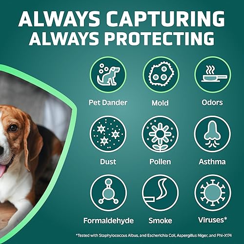 Miniatura 3 de Germ Guardian FLT4850PT True HEPA - Filtro de repuesto para purificador de aire genuino B, con tratamiento puro para mascotas para GermGuardian