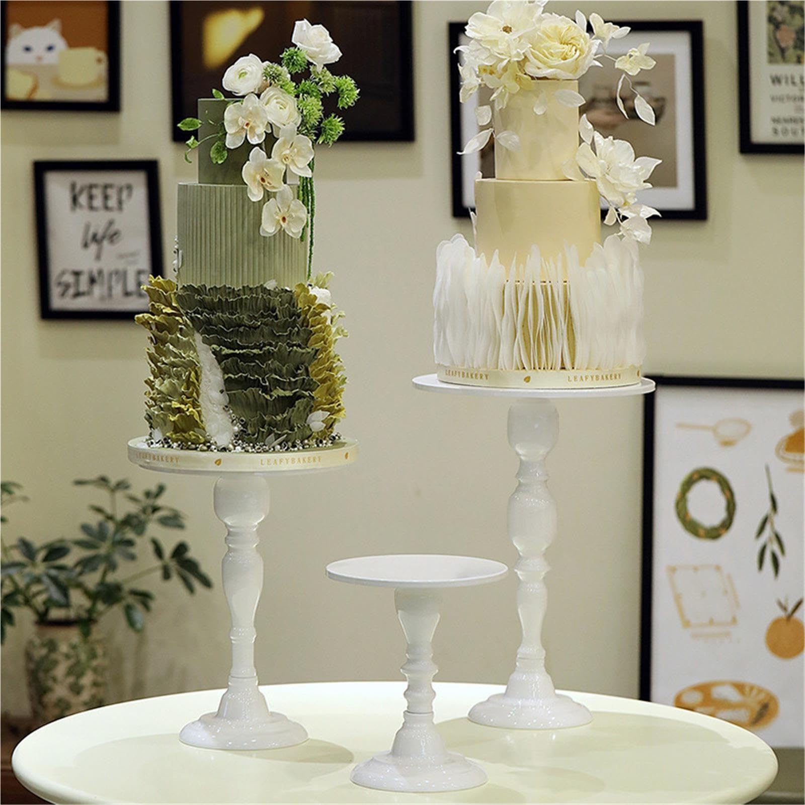 1 Support À Gâteau En Fer, Accessoires De Mariage Pour Les Gâteaux
