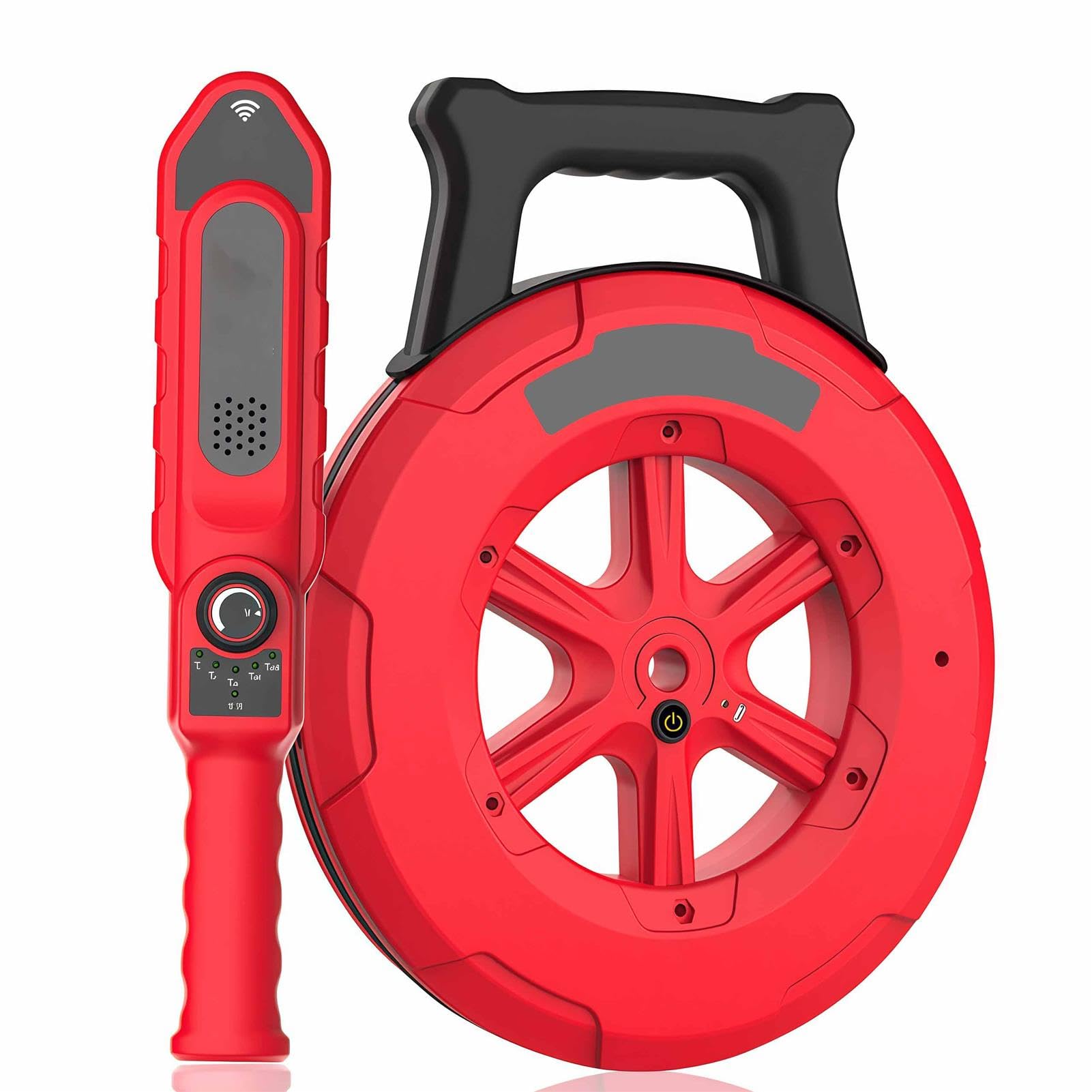 Detector de bloqueo de tuberías y localizador de tuberías de agua, herramienta de diagnóstico subterráneo para tubos de acero, hierro y PVC, fácil de usar para principiantes