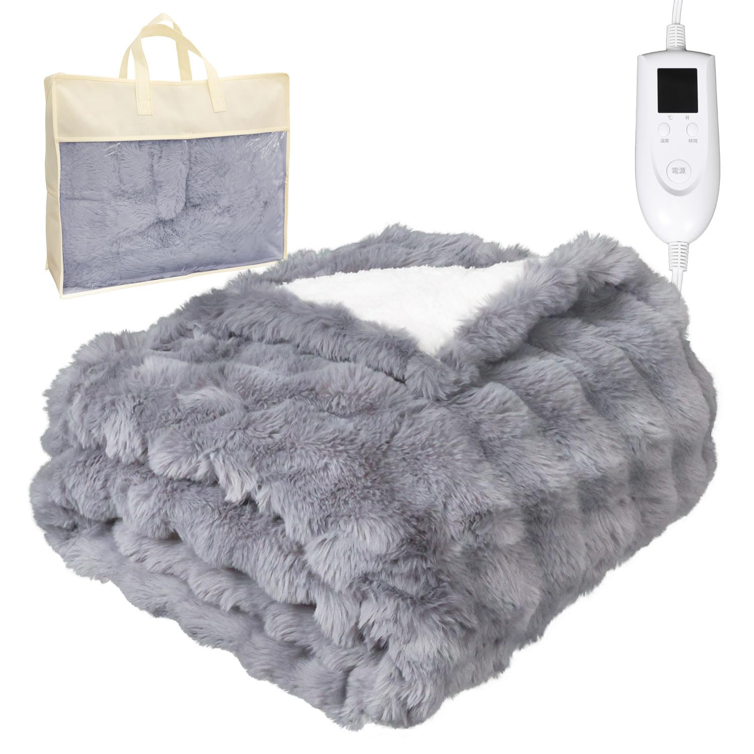 Amazon.co.jp : [Rocotto/2025年モデル] 電気毛布 ふわもこ 掛け