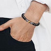 Vista 9 de Sereney Christmas Gifts for Him Son Boys Bonus Dad Father Men Boyfriend Grandson Friend as Triple Protection ID Bracelets Birthday Gifts for 9 10 11