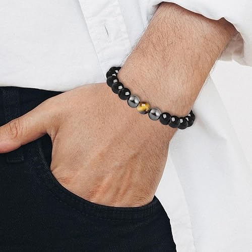 Miniatura 9 de Sereney Christmas Gifts for Him Son Boys Bonus Dad Father Men Boyfriend Grandson Friend as Triple Protection ID Bracelets Birthday Gifts for 9 10 11