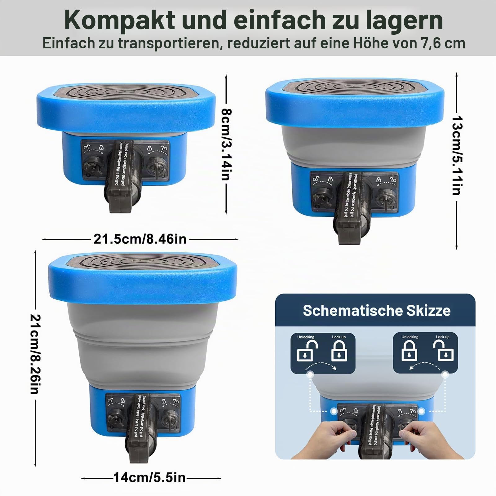Gel Blaster Zubehör für Munition aus Gel, 10000 Stück, faltbar mit Filter, Aufbewahrung für Outdoor-Spiele
