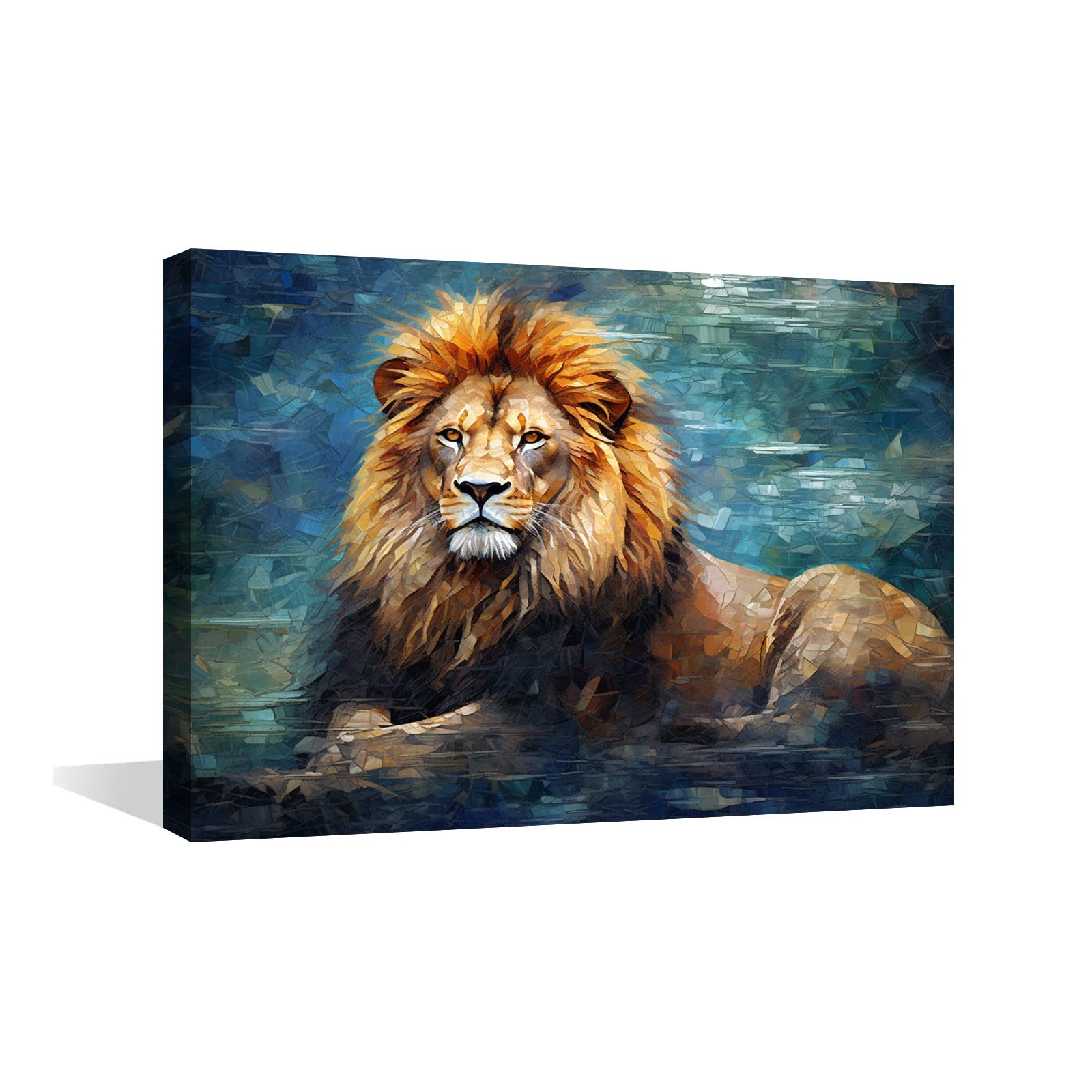 Tableau abstrait impression sur toile pour salon moderne et decoration murale chic