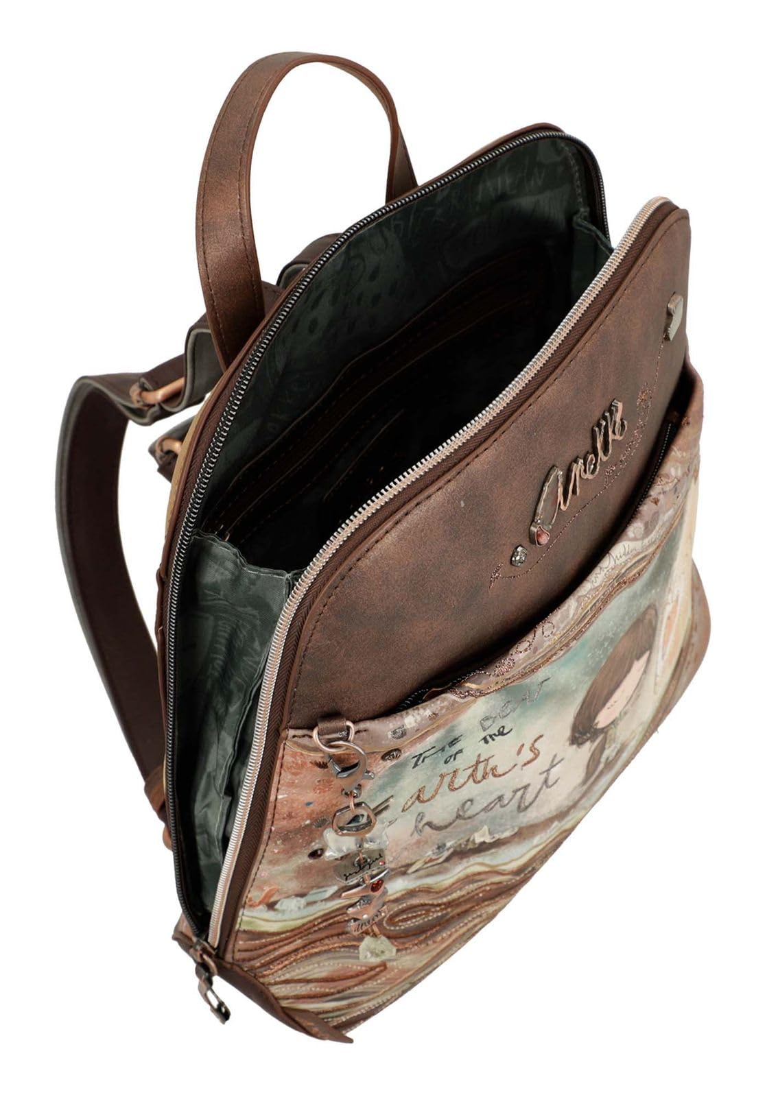 Anekke Mochila De Paseo Mediana Core - Diseño Funcional - Medidas: 26/30/8 Cm - Accesorios Y Complementos Mujer