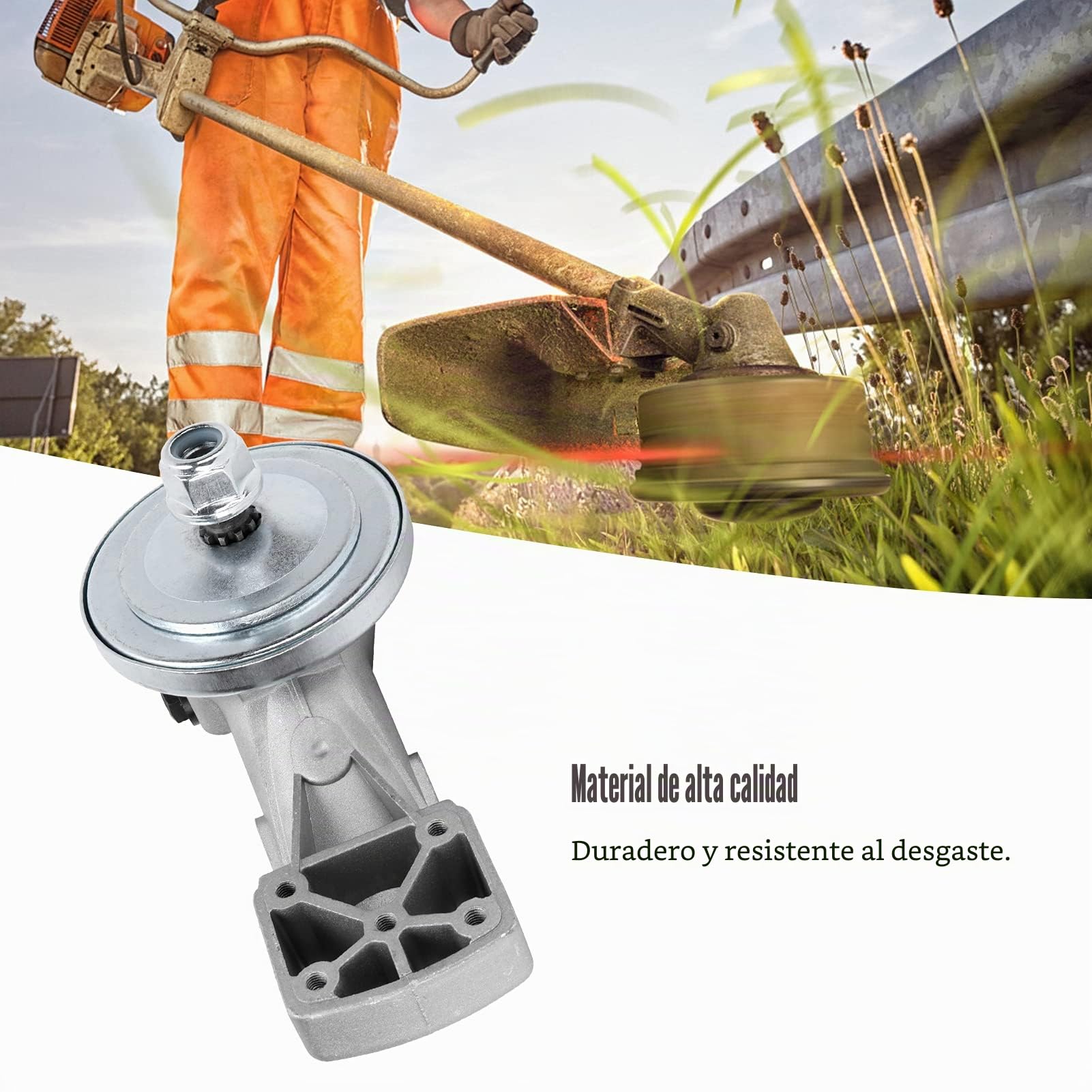 Desbrozadora Recortadora Reemplazo de la cabeza del engranaje Cabezal de engranaje, Reemplazo de la caja de cambios Ajuste para la recortadora Desbrozadora Stihl FS160 FS180 FS220 FS280 FS290 FS300