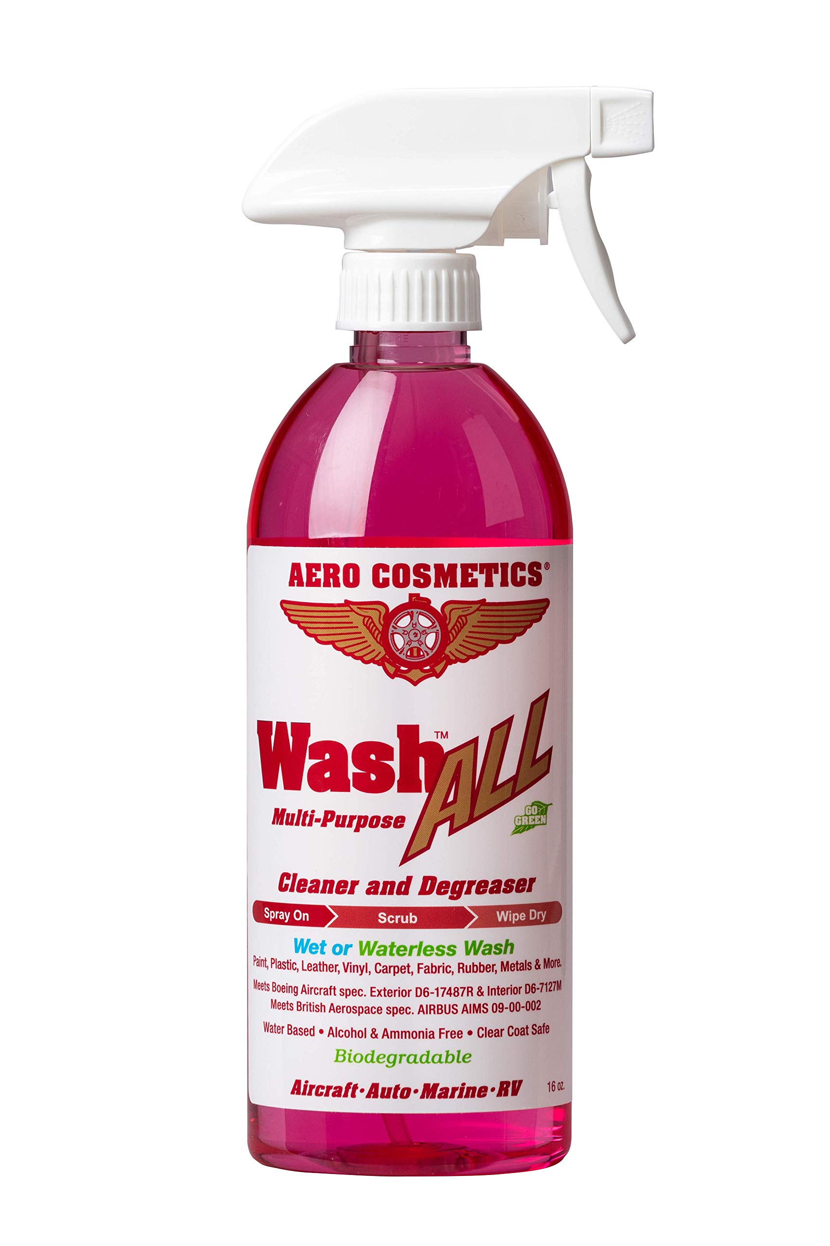 Buy Aero Cosmetics Wet or Waterless Wheel, Tire, Engine, Cleaner