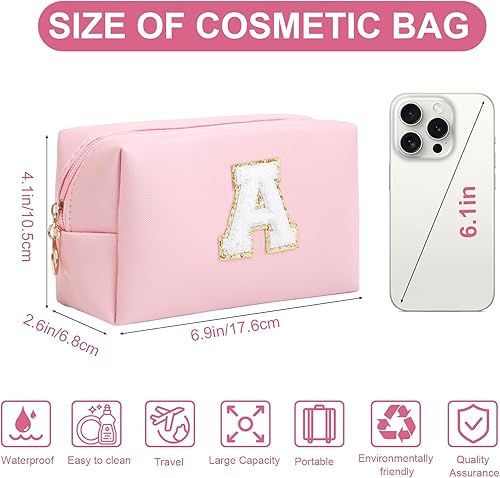 Miniatura 6 de Regalos de cumpleaños para mujeres y ella, bonita bolsa de maquillaje de viaje, bolsas de cosméticos de gran capacidad para mujeres, bolsa de