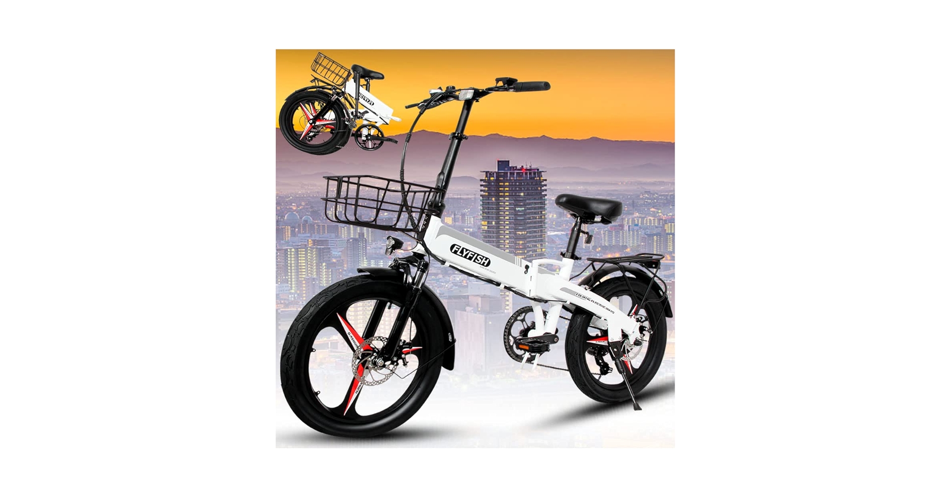 Amazon | 2023年モデル FLYFISH 電動アシスト自転車 20インチ