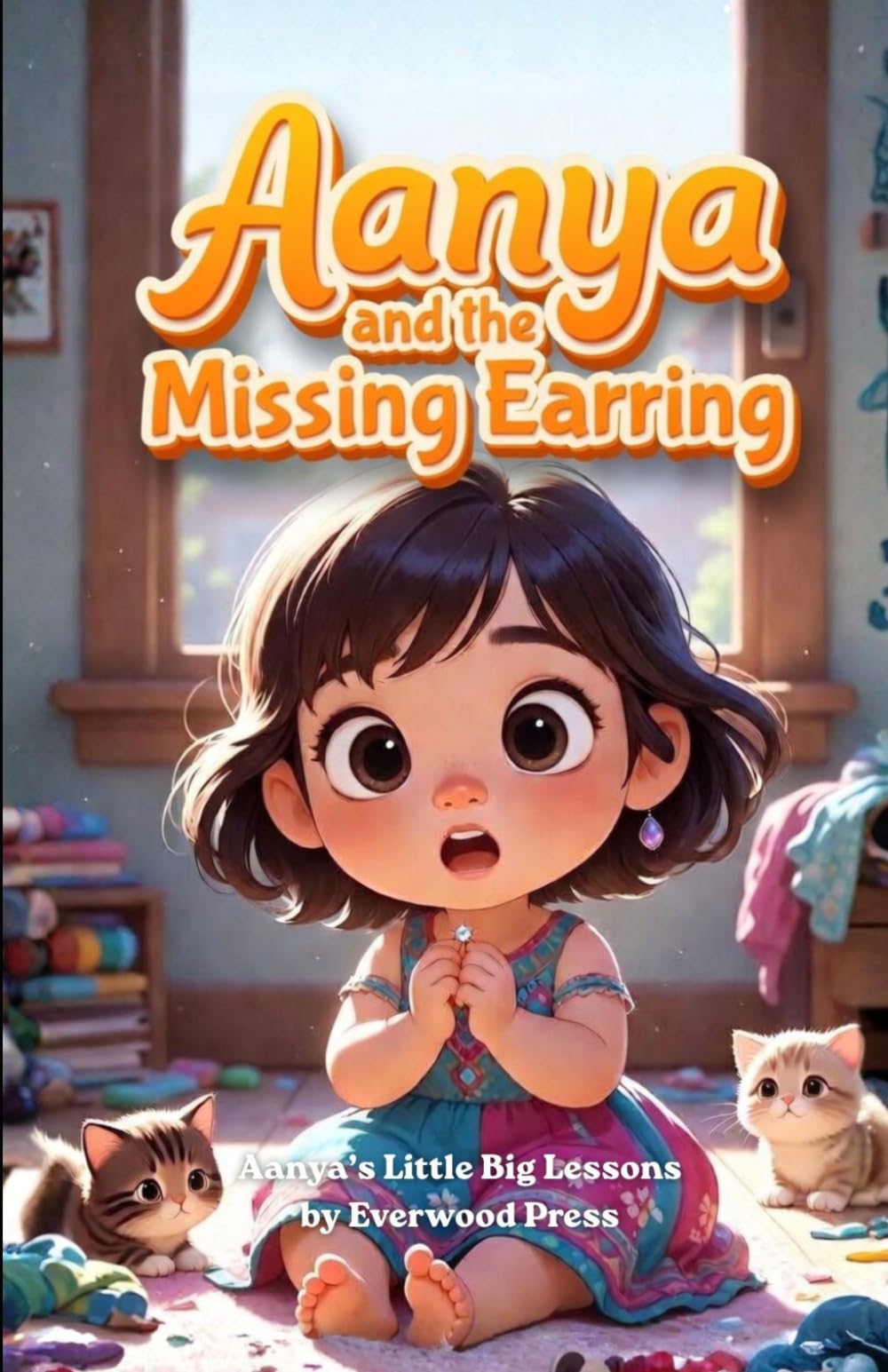 Aanya and the Missing Earring: A Funny, Heartwarming Picture Book for 2–5 Year Olds about a Tiny Detective, a Playful Cat, and Big Messes. (Aanya’s Little Big Lessons)