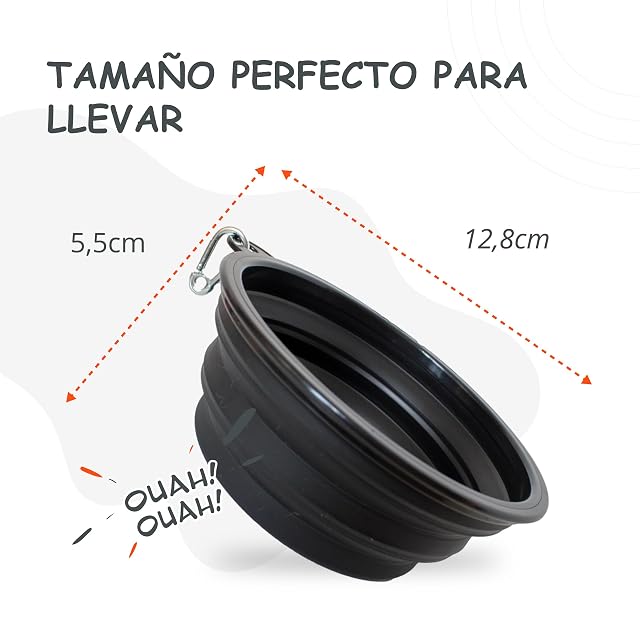 Foto 5 de 7 de PETSATION - Cuenco Plegable para Perro [El Original]