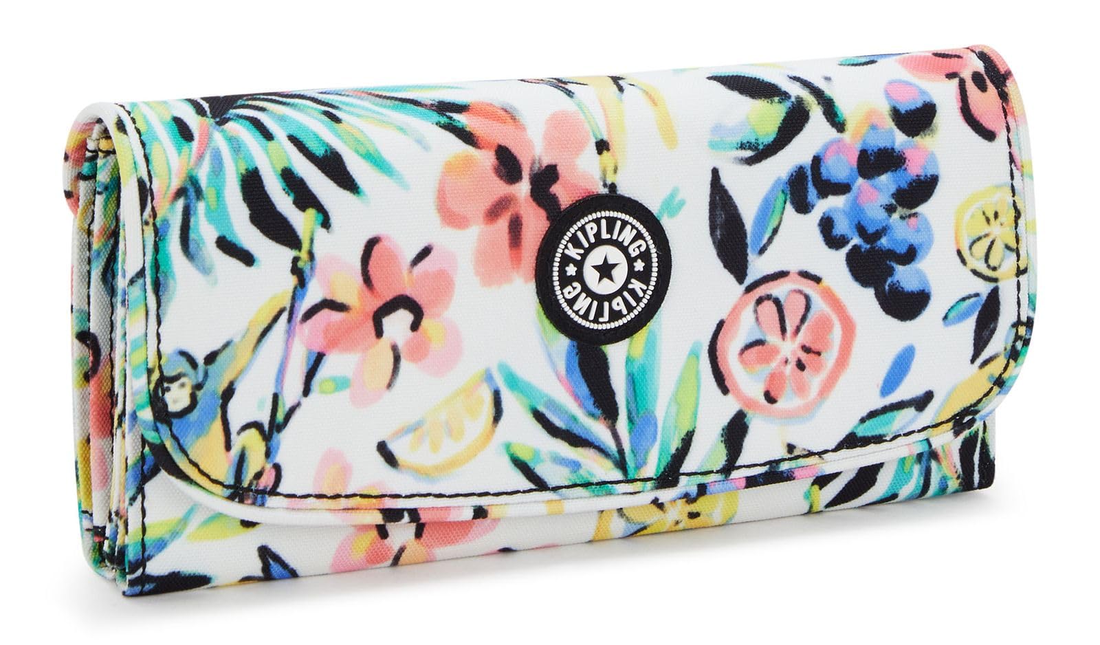 Kipling Money Land, Portafoglio Donna, Cocktail Floral, Taglia Unica