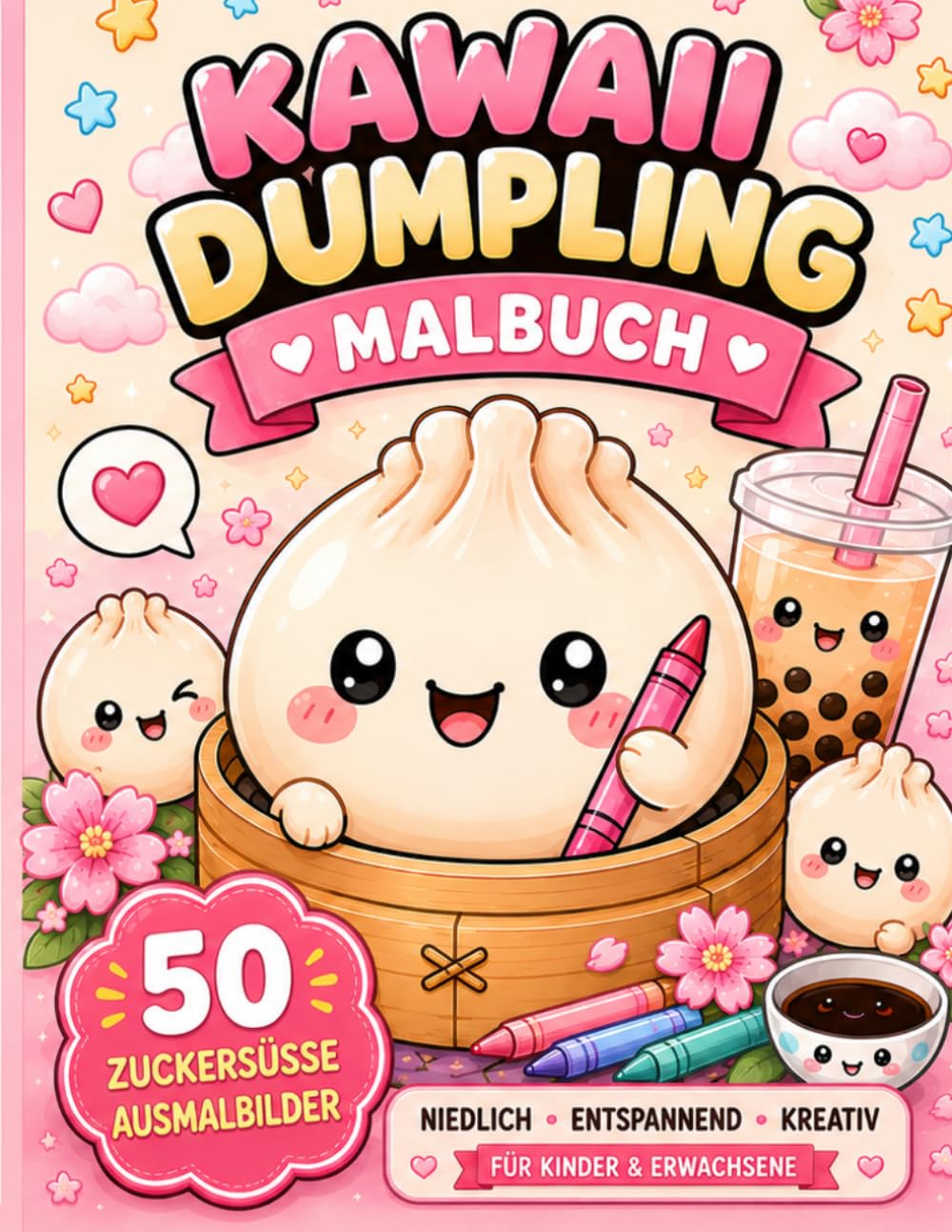 Kawaii Dumpling Malbuch: Das Malbuch für Dumpling / Squishy Fans: Das Malbuch für Dumpling / Squishy Fans