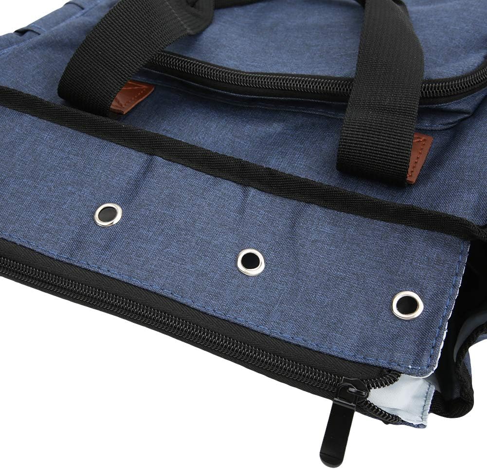 Knitting Bag, Travel Yarn Storage Yarn Tote Organizer Oxford Cloth Crochet Supplies Storage Bag, for Crochet Hooks Knitting Needles Project and Supplies