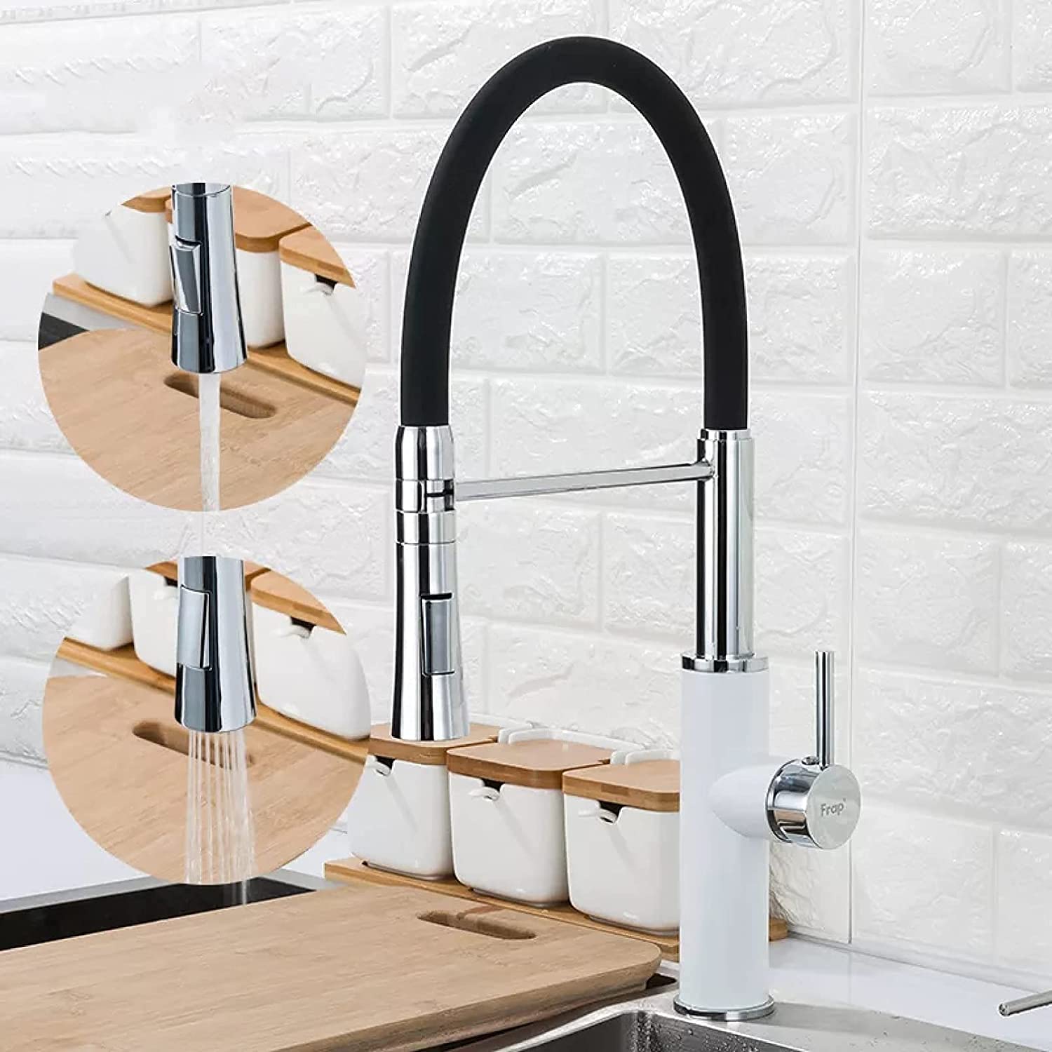 Robinet de cuisine mitigeur pratique pour préparer les repas de toute la famille