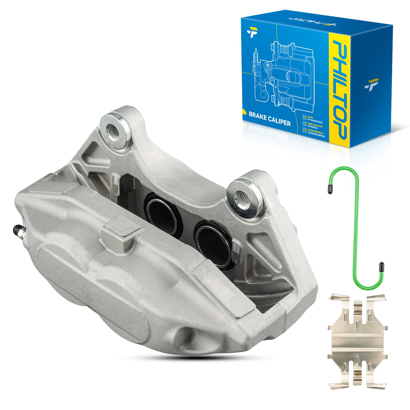 Photo 1 of PHILTOP Brake Caliper Front Right Compatible with 2008-2013 G37, 2014-2019 Q50, 2009-2019 370Z, 2014-2018 Q60, 2014-2019 Q70, 2011-2013 M37, 19-6233