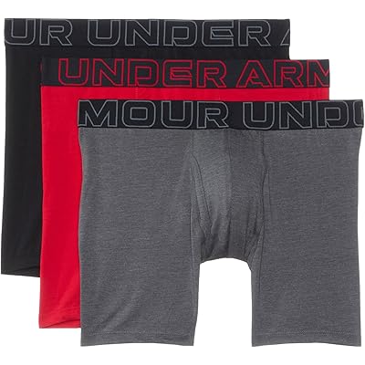Under Armour Performance Cotton - Solid 6 In 3 Pack castlerock