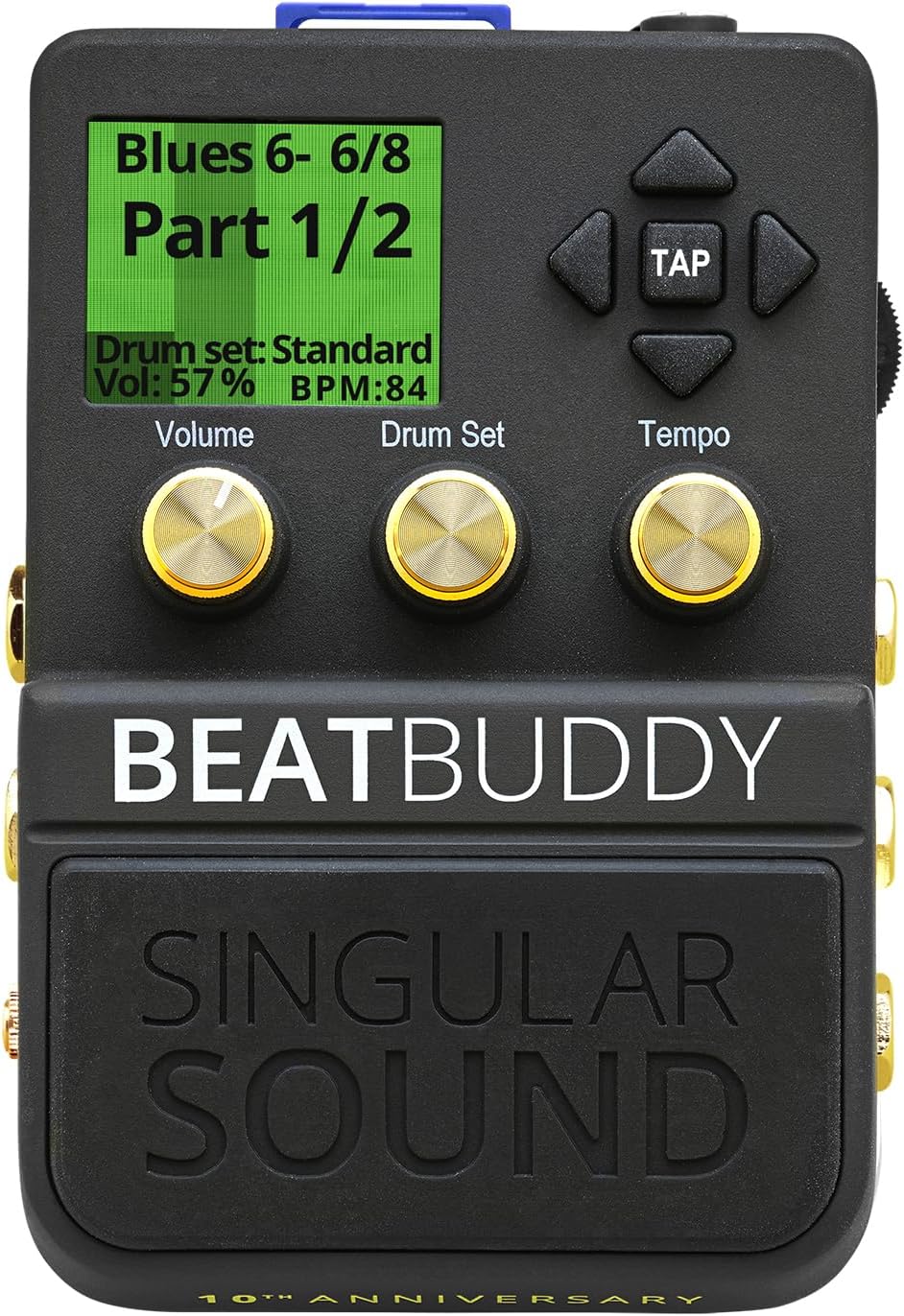 BeatBuddy 10th Anniversary Edition the Only Drum Machine That sounds Human and is Easy To Use (Black)