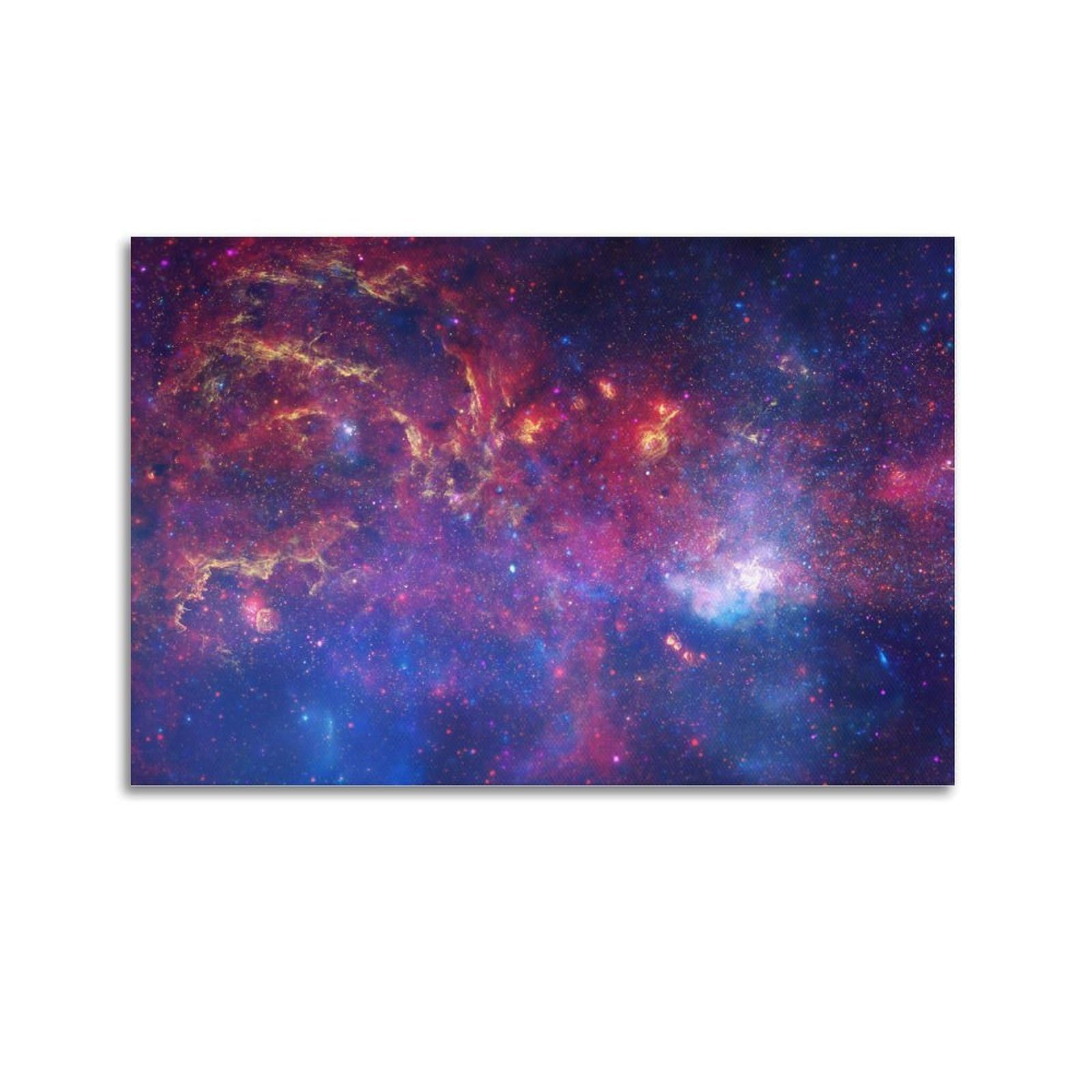 OKAHYS Galactic Center Cosmology Planet Space Poster Decorative Painting Canvas Wall Artworks Picture 20x30inch(50x75cm)