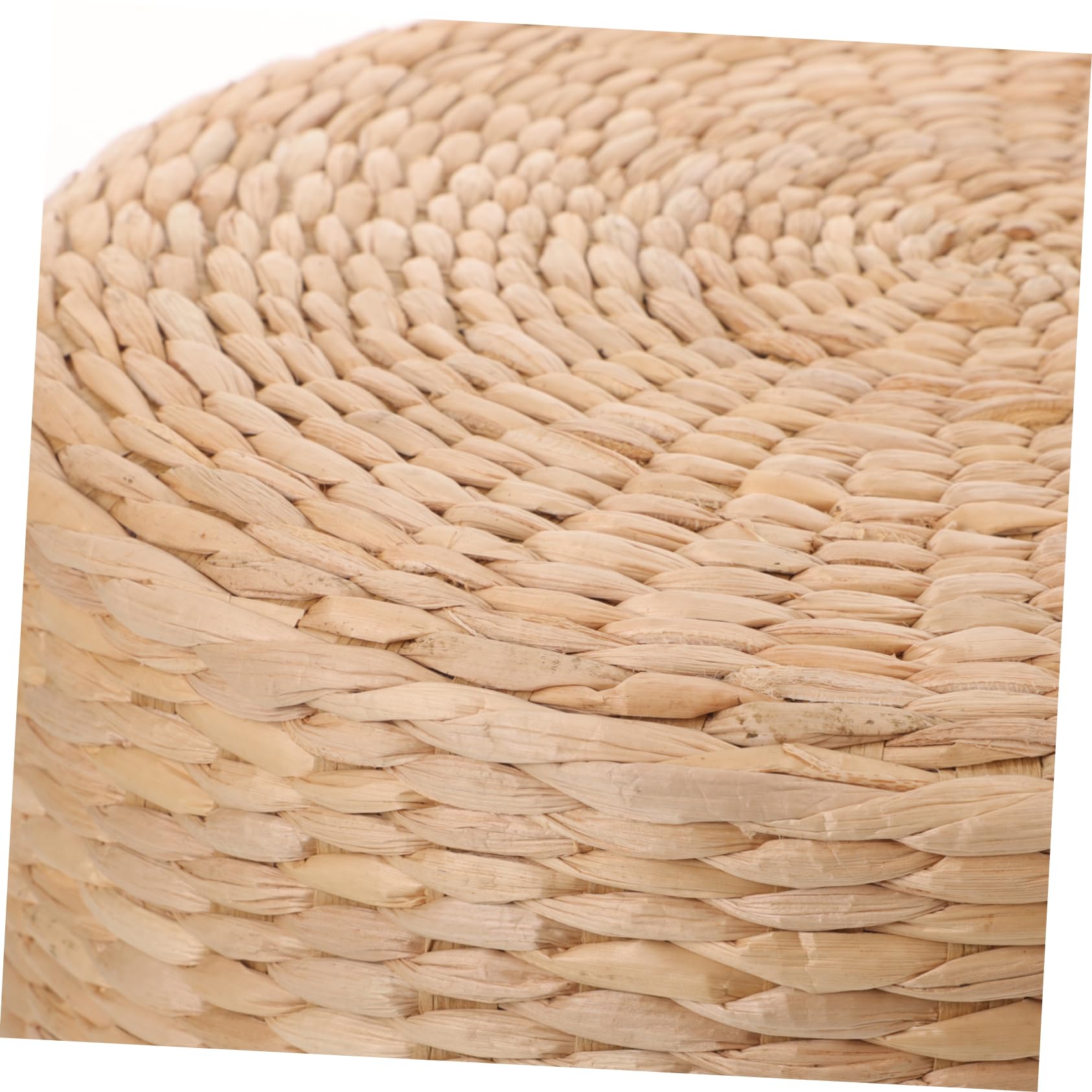 Didiseaon Pouf da Giardino per Bambini in Paglia Intrecciata, Sgabello Piccolo Multifunzione per Cambiare le Scarpe, Design Adorabile e Leggero, per Ambienti Esterni
