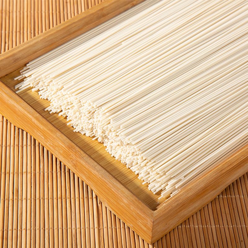 Herbal Noodles, Poria Coix Yam Longxu Thin Noodles, 500g x 5 Bags, 2.5kg Multigrain Breakfast Pasta (500G * 5 bags)