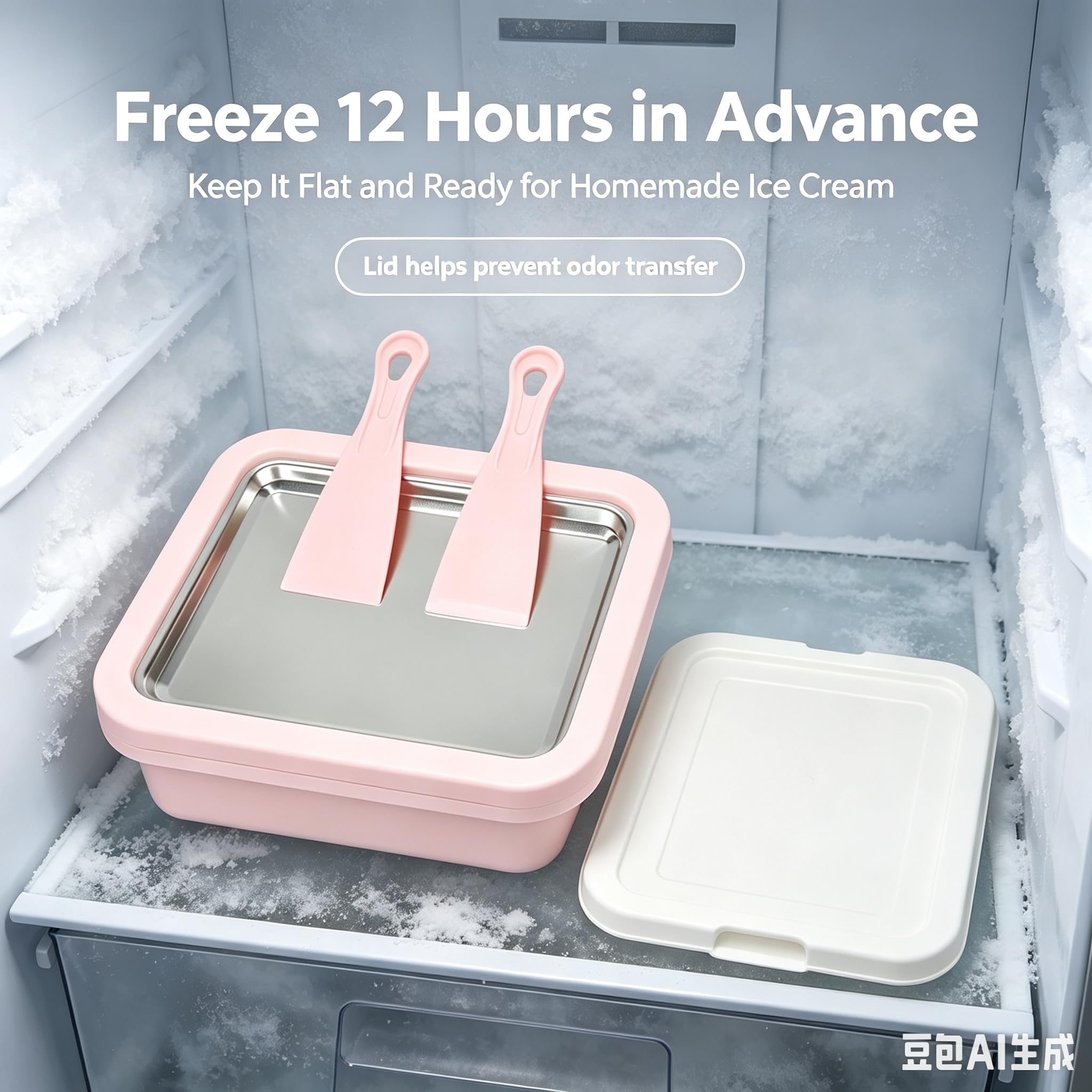 Rolled Ice Cream Maker - Homemade Frozen Treats -4
