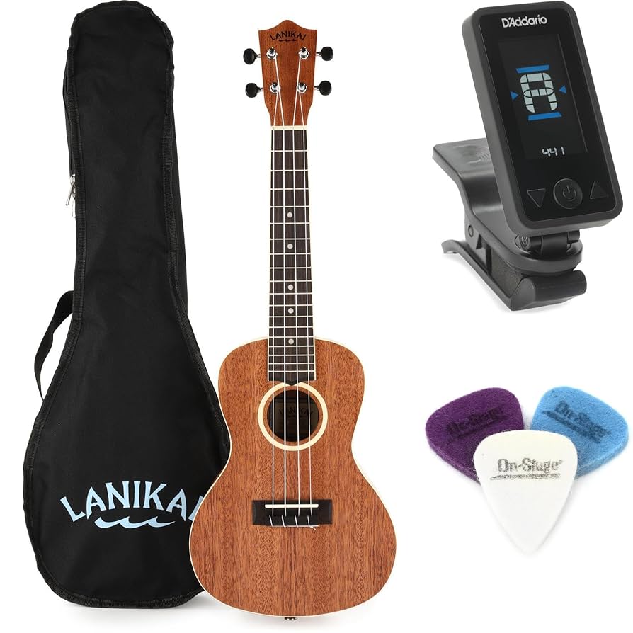 Amazon.com: Lanikai LU Series Concert Ukulele Essentials
