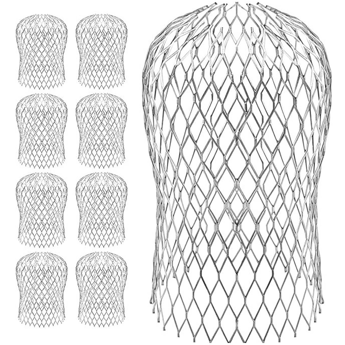 Filtre de gouttière Wolfride lot de 8 stop aux feuilles et débris