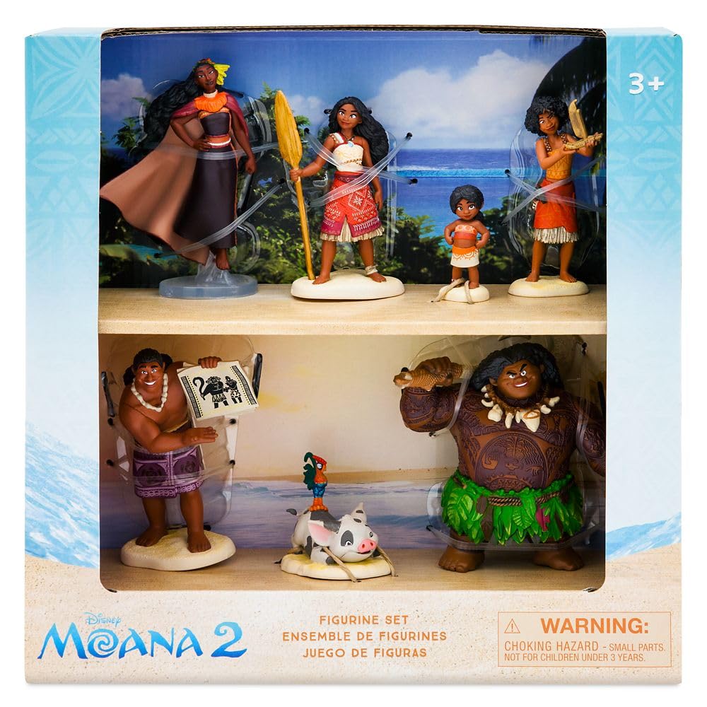 Amazon.co.jp: ディズニーストア公式モアナフィギュア2体セット