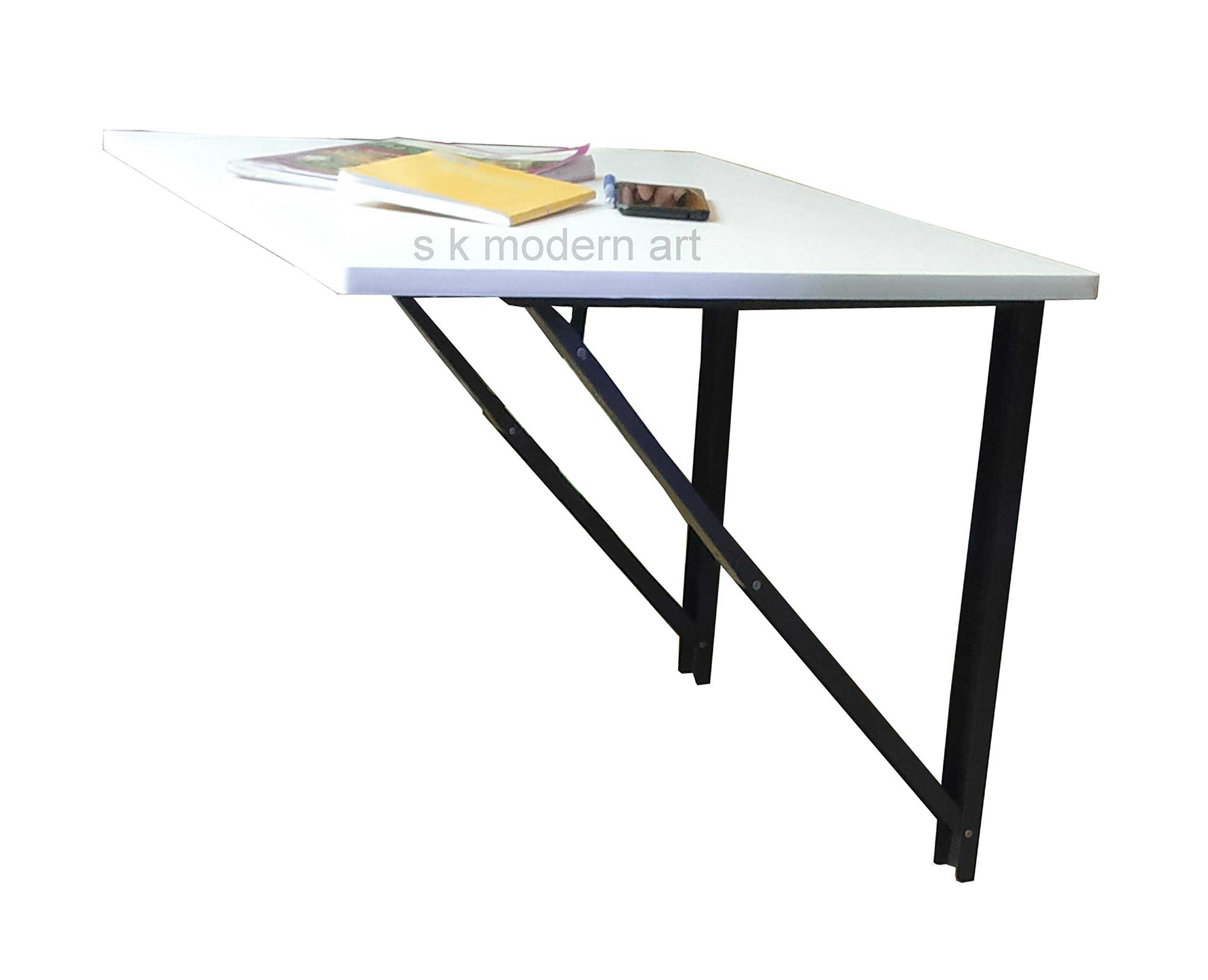 Wall Folding Table (24 x 30 inch top, White Laminated Commercial ply Wood)-image-13