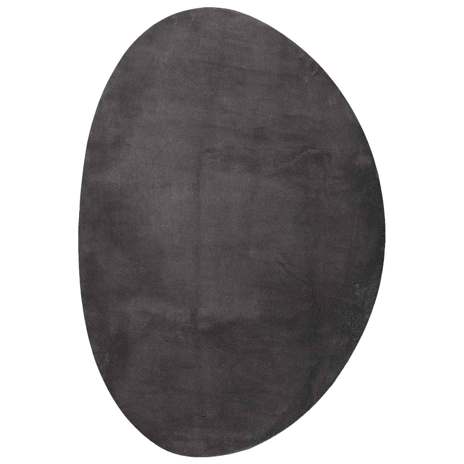 Tapis de salon anthracite HUARTE 120x170cm pour éviter les glissades sur le carrelage