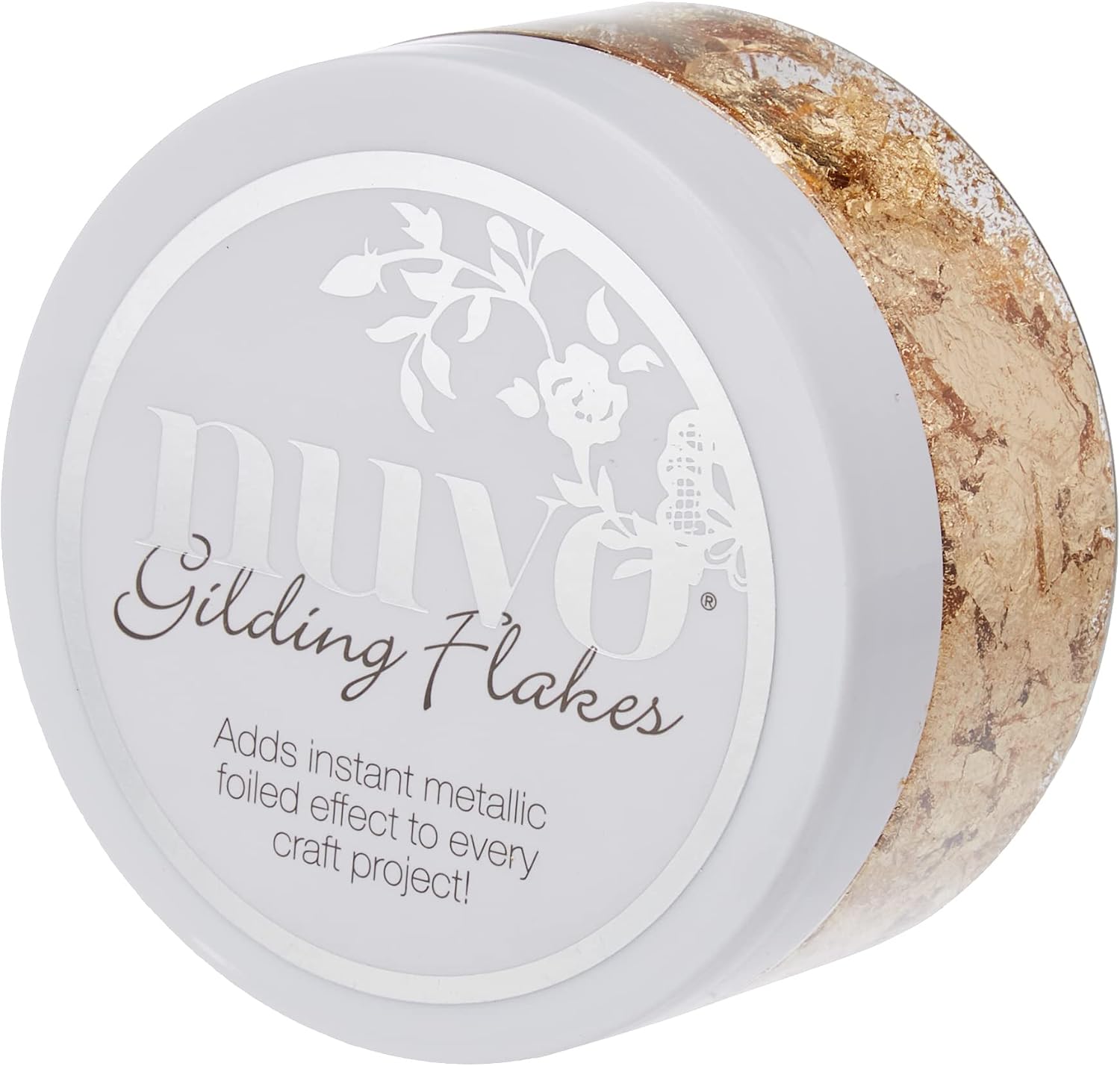 TONIC STUDIOS 850N Nuvo Gilding Flakes, 6.8 oz, Radiant Gold