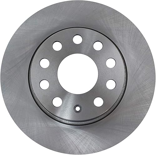 Miniatura 5 de TRQ Juego de rotores de freno de disco trasero para 2010-2018 A3  2010-2018 A3 Quattro  Escarabajo 2012  Eos 2010-2016  Golf 2010-2018  GTI