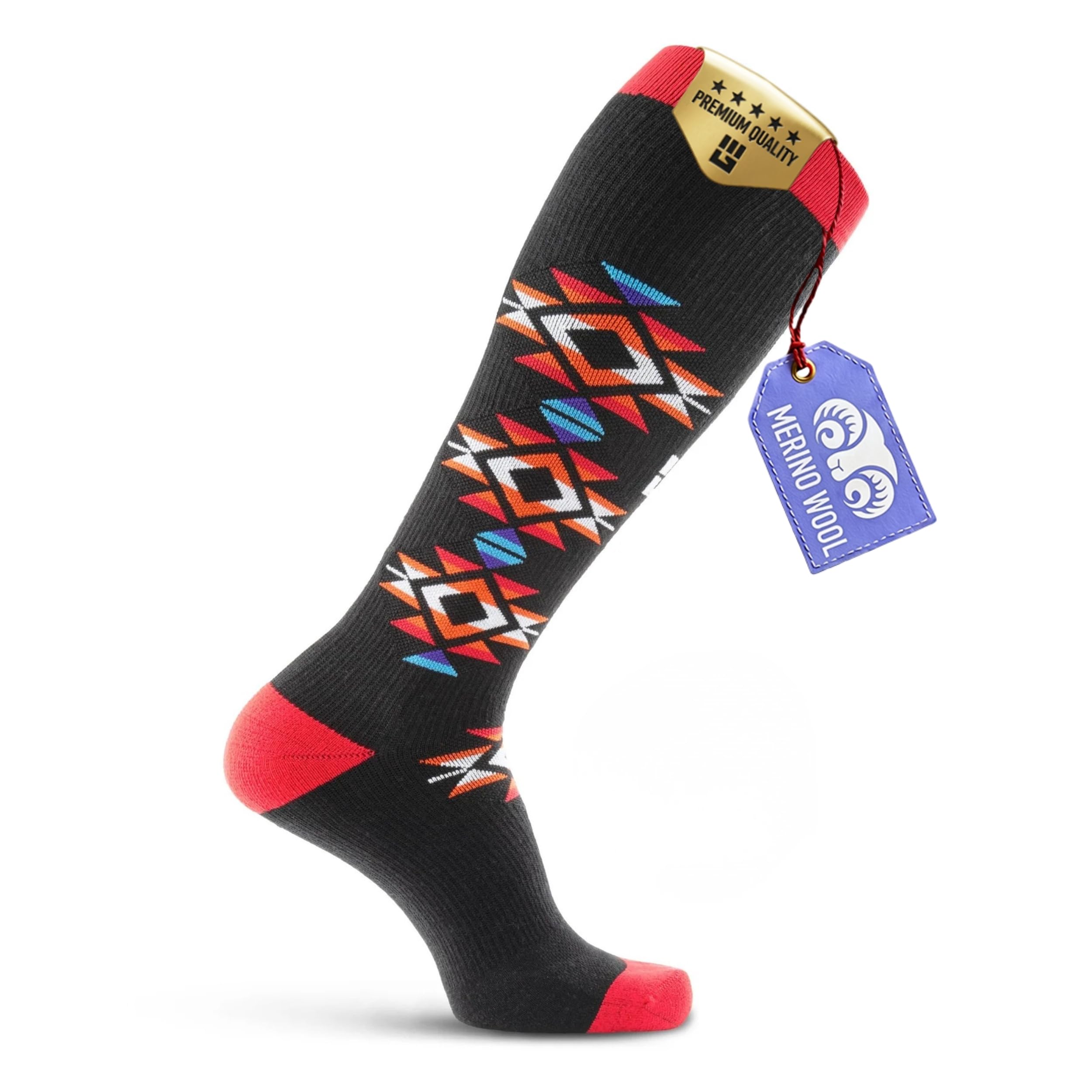 MudGear Graduated Compression Socks, Durable, Sweat-Resistant OCR Performance Socks with Cushioned Footbed, Made in USA