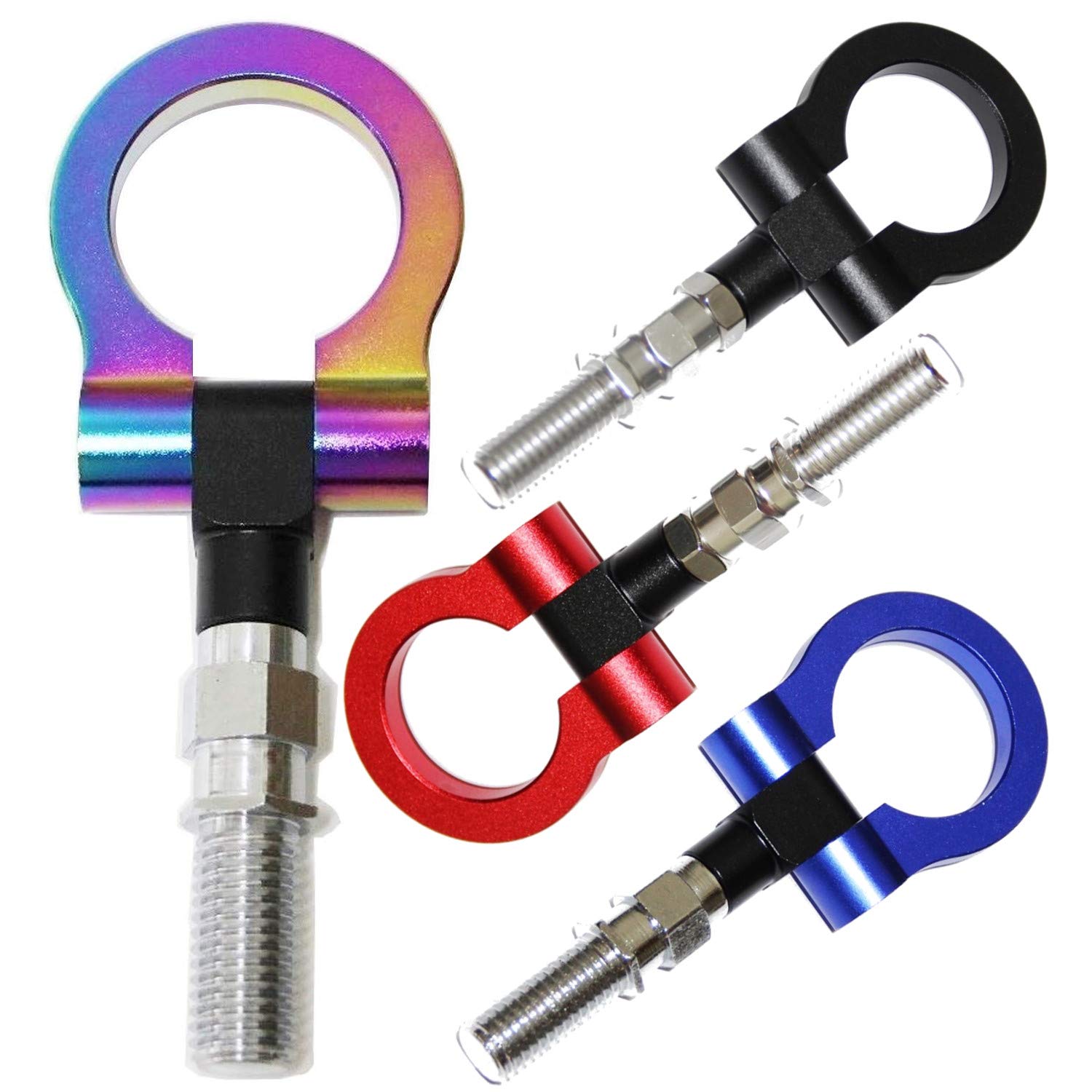 チタン牽引フック＆エンブレムS Amazon.co.jp: DEWHEL JDM レーシング