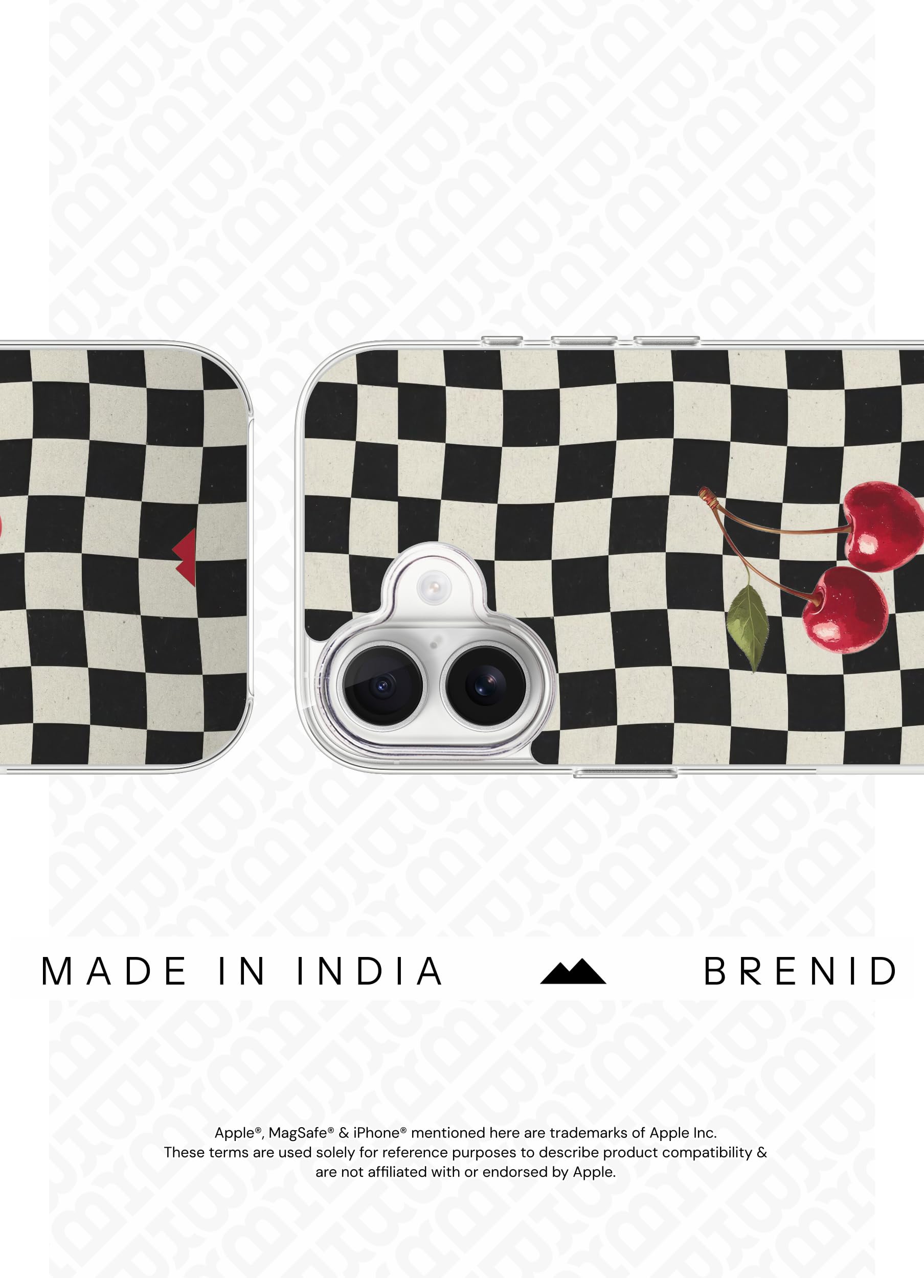 Case Cover for iPhone 17, MagSafe Compatible - Cherry Checks — Amazon image 3