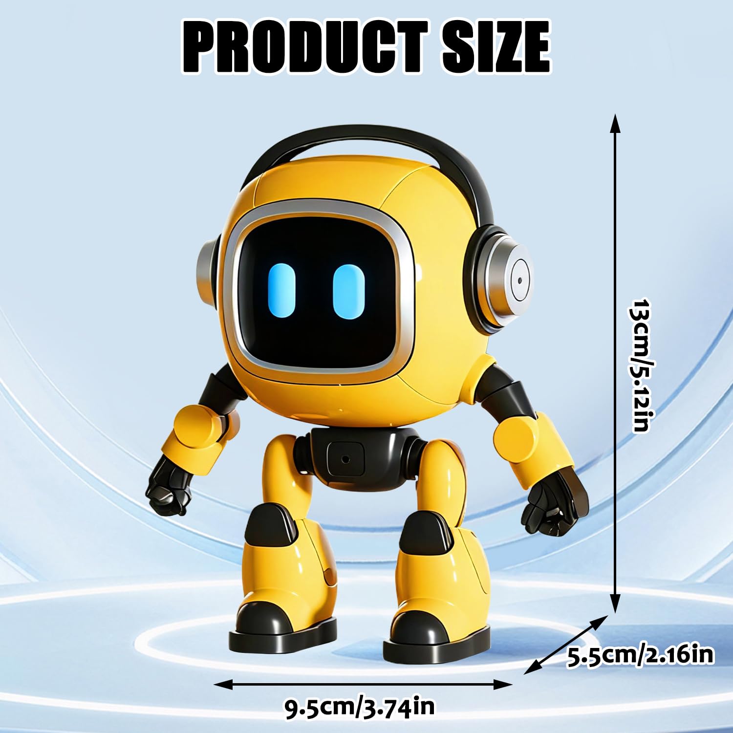 Robot de Escritorio con Inteligencia Artificial, Robot de escritorio interactivo inteligente, Robot Inteligente Impulsado Por Ai, Juguete robot inteligente AI, Emo Ro-bot, Regalo Para Niños