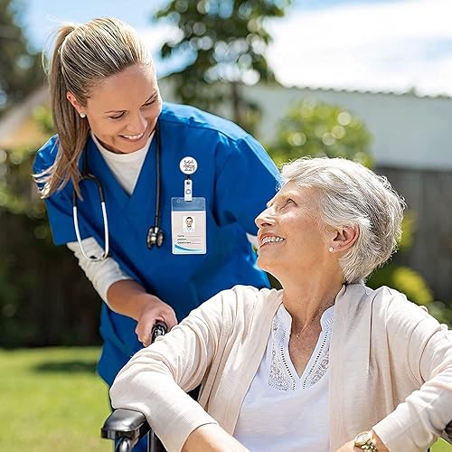 Miniatura 8 de Carrete retráctil con clip giratorio de cocodrilo, divertido soporte para credencial de enfermera, lindo carrete de insignia de enfermería para RN