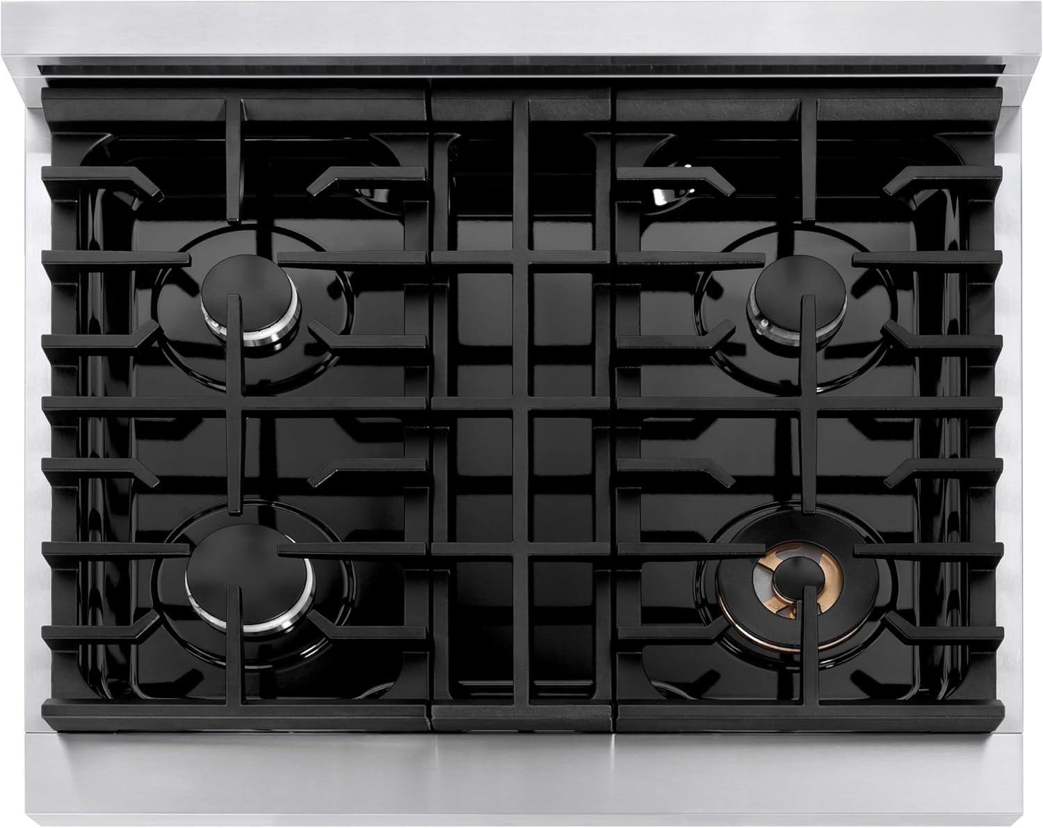 ZLINE 30 in. Paramount Gas Rangetop with 4 Burners and Porcelain Cooktop in Stainless Steel (SRT30)