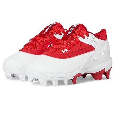 Under Armour Kids Leadoff Low RM Jr. 3.0 (Toddler/Little Kid/Big Kid) Boys Shoes Red/White/Red