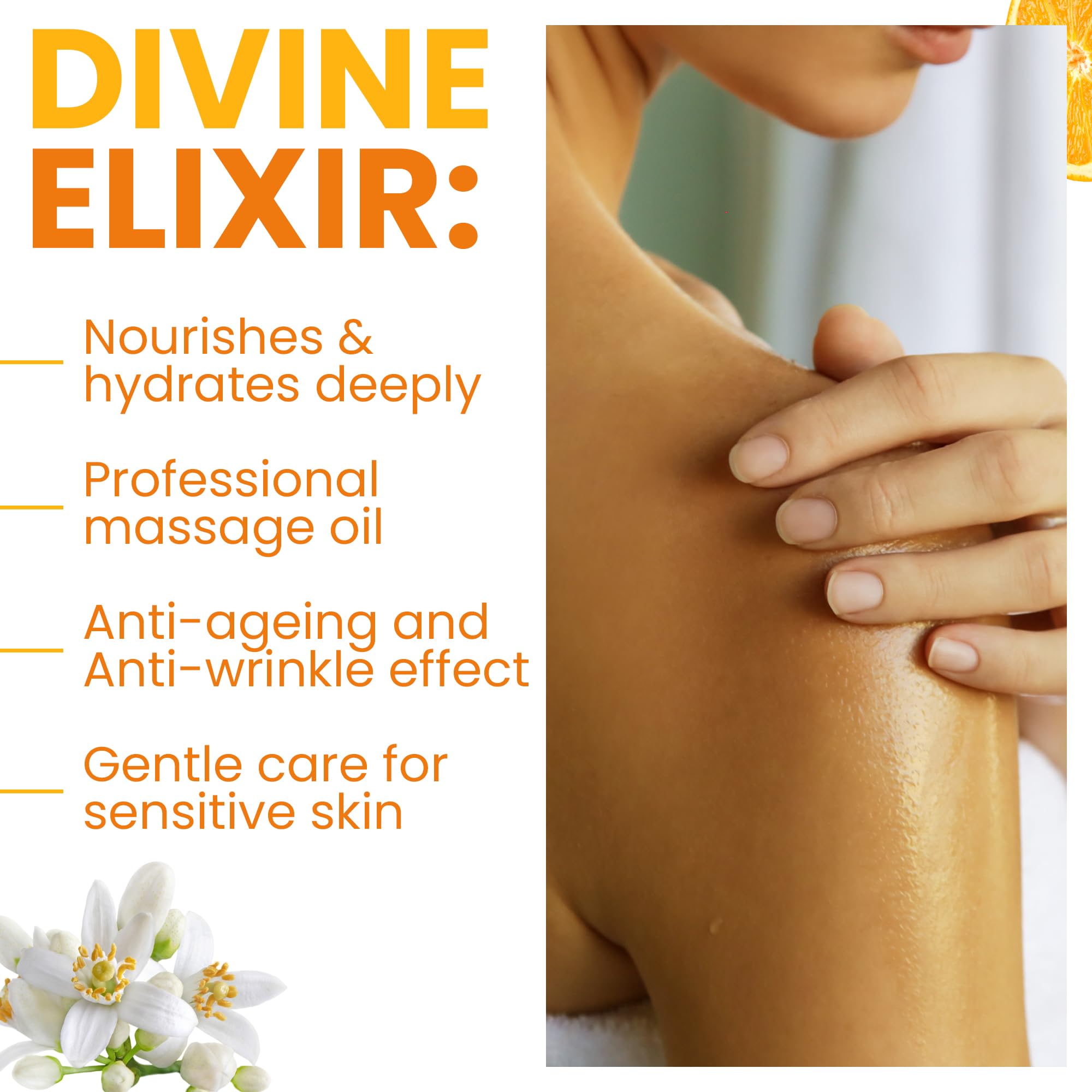 bleu & marine Bretania - Olio di Massaggio Rilassante con Vinaccioli | Lubrificante per Pelle | Aromaterapia Spa a Casa | Olio di Bellezza e Idratante | Allevia Stress e Dolori Muscolari, 200 ml.