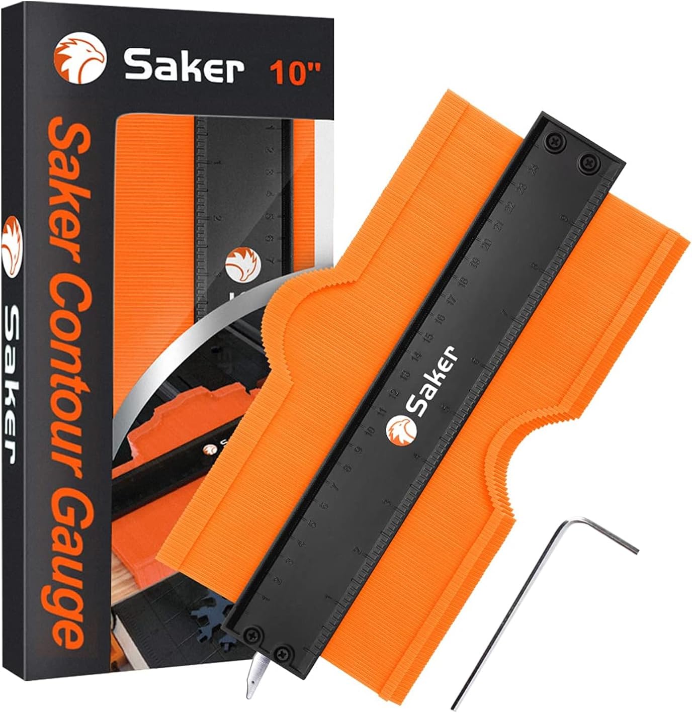 Saker 10 inch contour gauge⁣ with‌ adjustable lock
