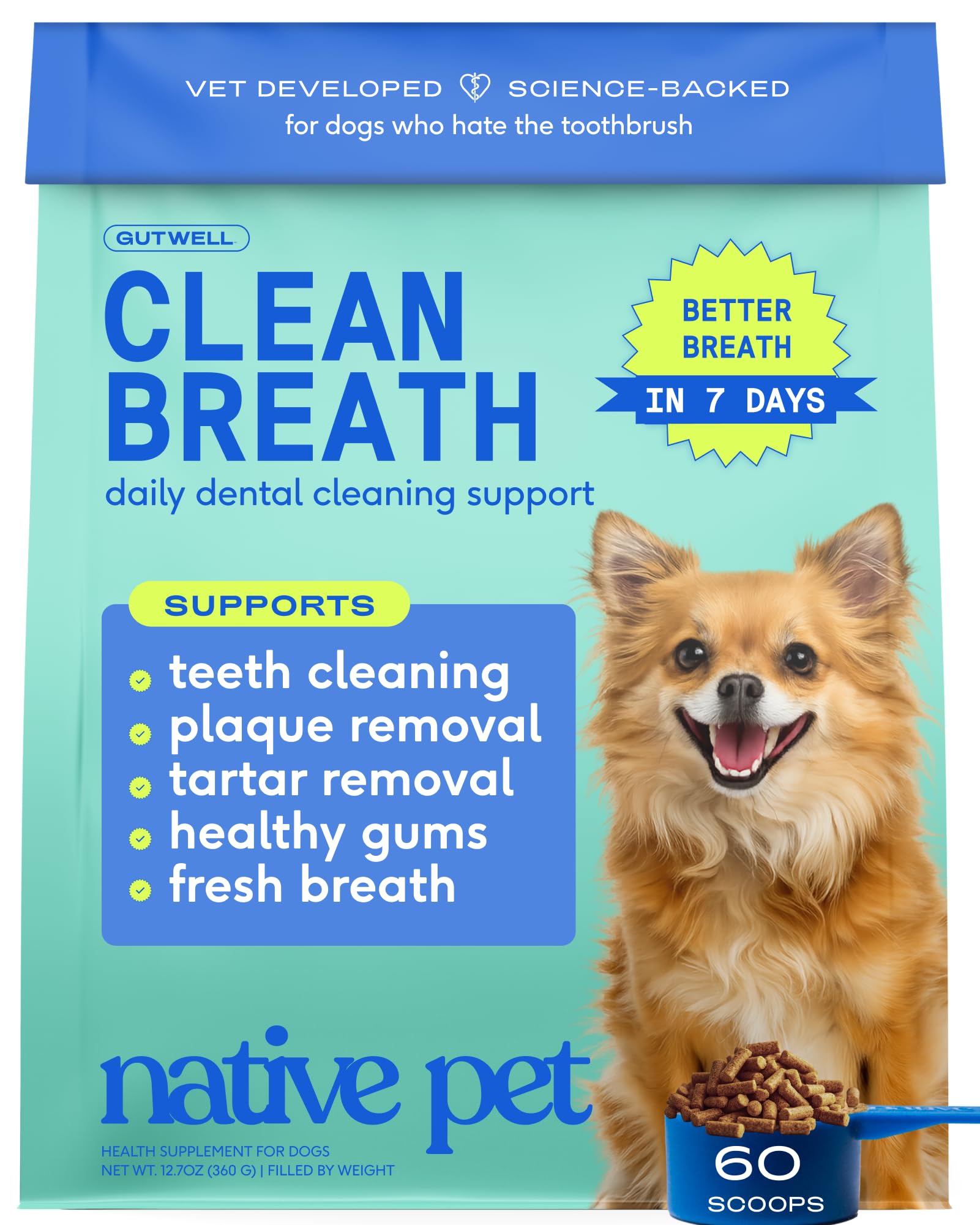 Native Pet GutWell Clean Breath